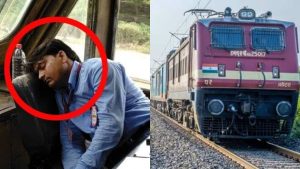 What will happen if the driver falls asleep while driving the train
