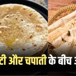 What is the difference between roti and chapati