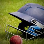 Cricket Player Helmet