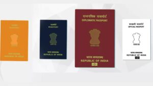 Indian type of passport