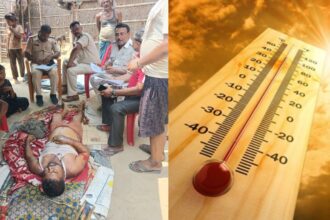 A farmer died due to heat stroke in Begusarai...