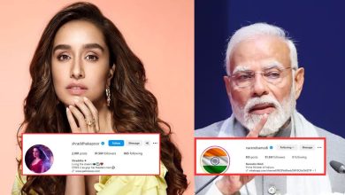 Shraddha Kapoor Surpasses PM Modi On Instagram