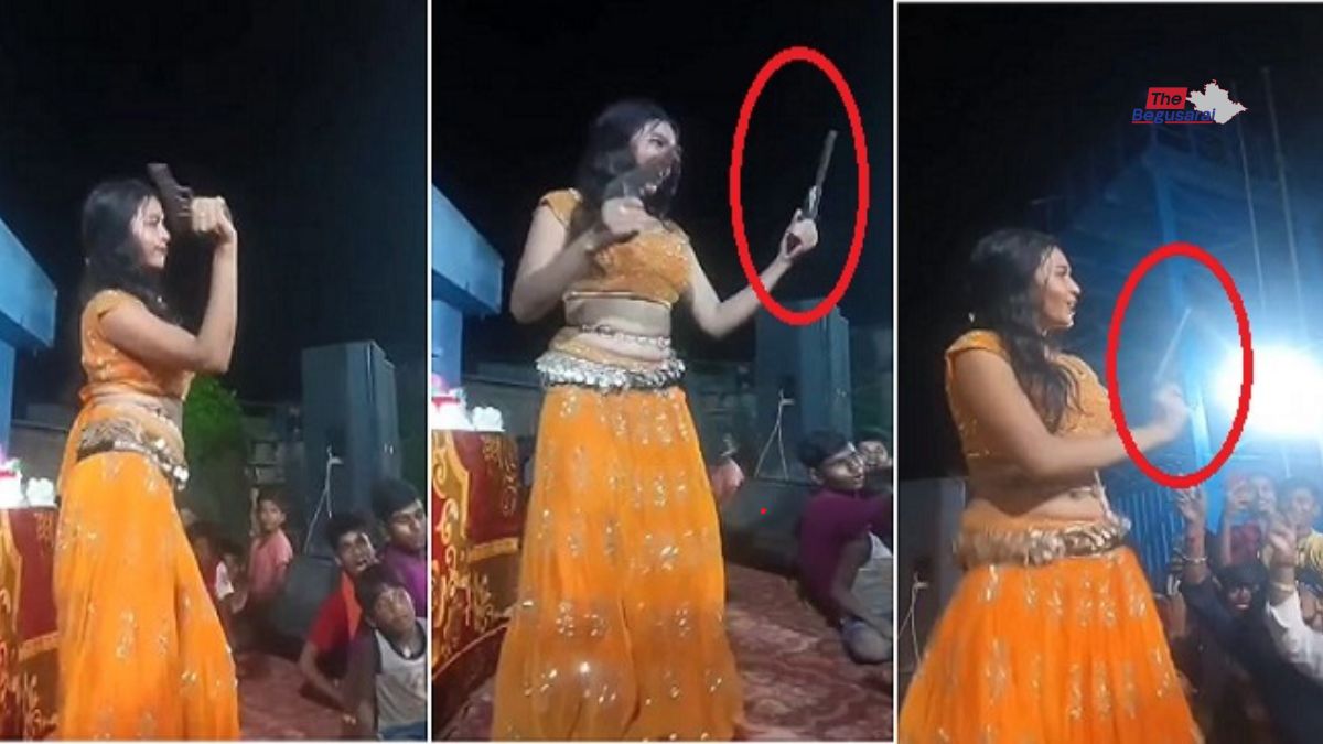 Dancer With Weapon In Begusarai