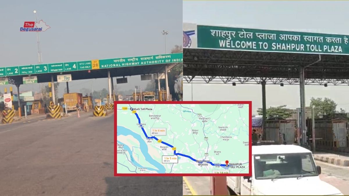 Two toll taxes within 48 km in Begusarai