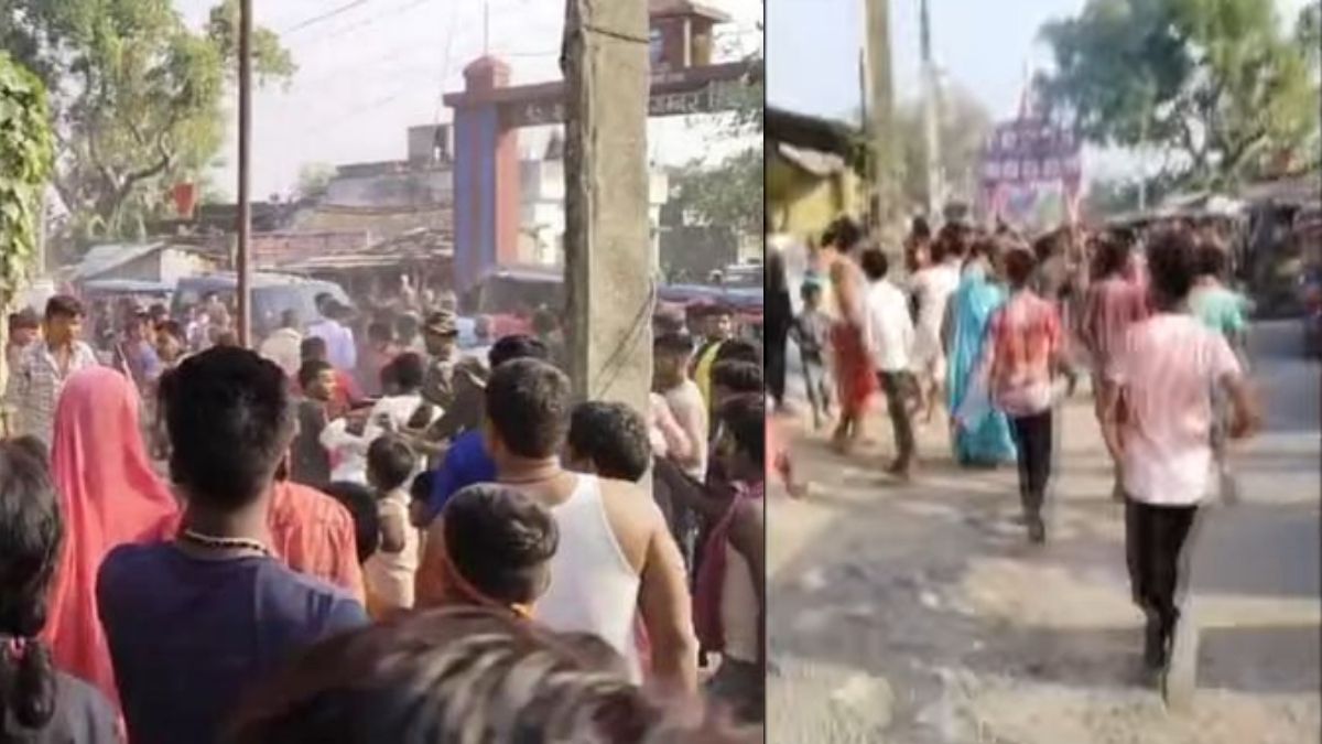 Chaos during idol immersion in Begusarai