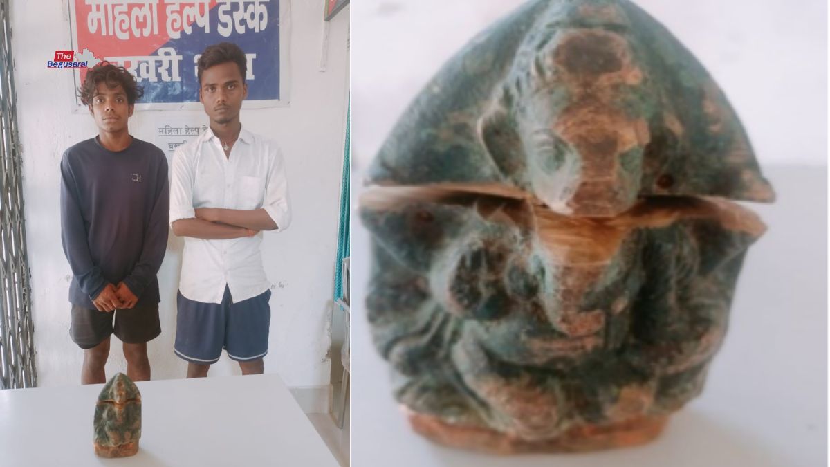 Lord Ganesha idol stolen in Bengal recovered in Begusarai