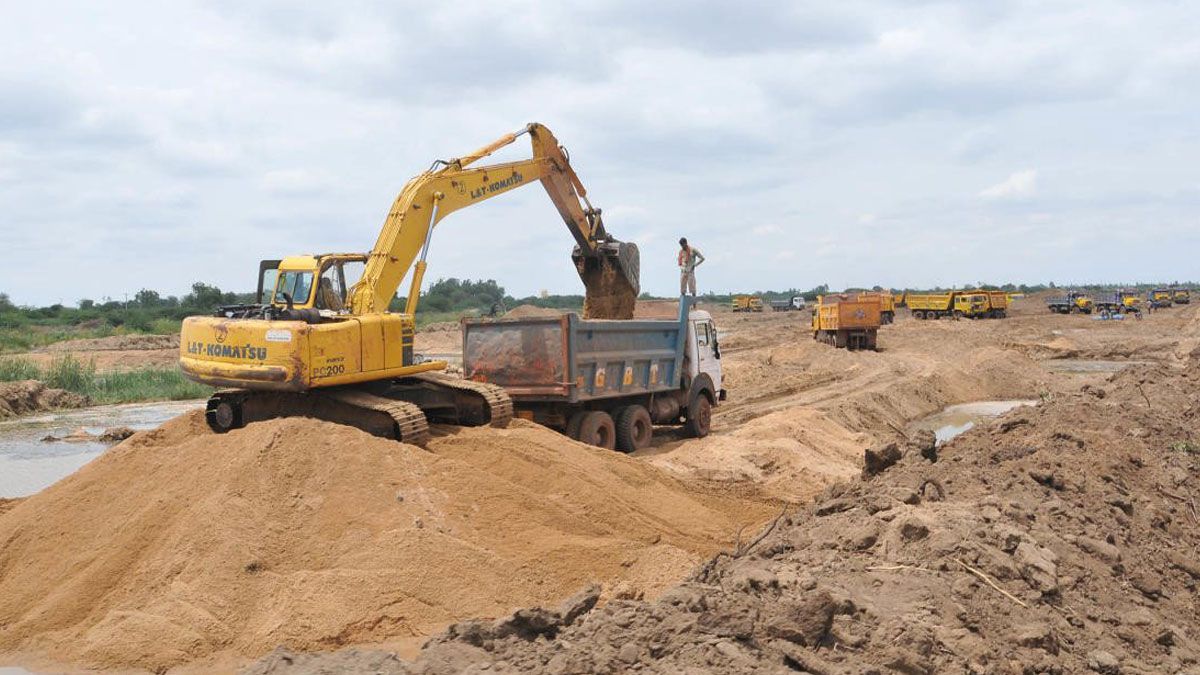 Sand Mining in Bihar