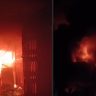 Fire broke out in Begusarai on the night of Diwali