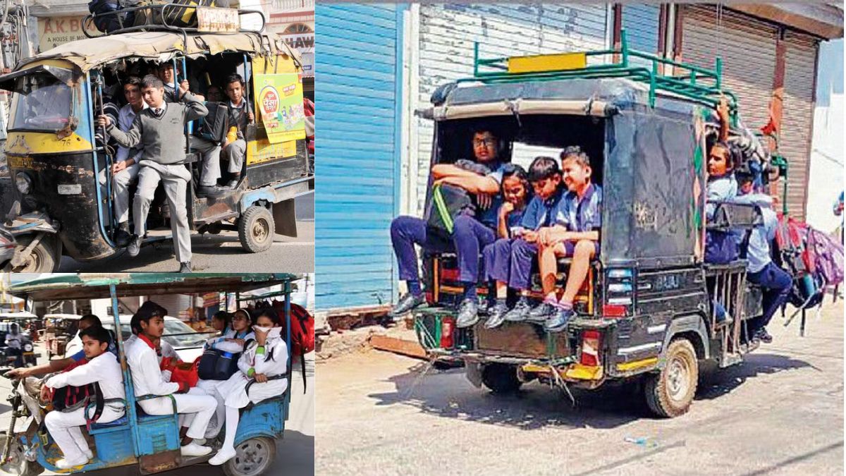 Auto Rickshaws Banned For Schools