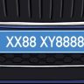 Blue Number Plat Car