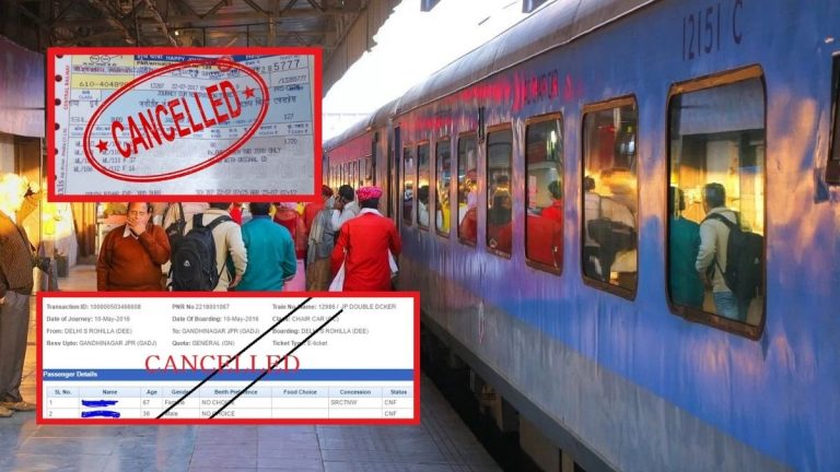 Indian Railway Ticket Cancellation Rules