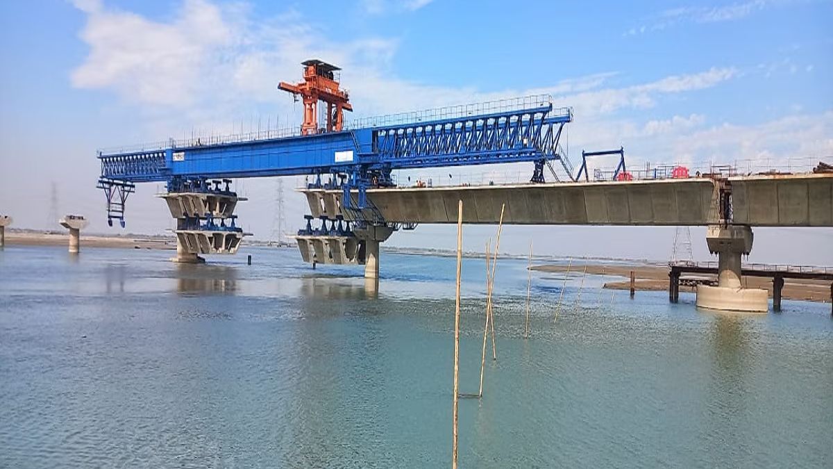 Kosi River Bridge in Bihar