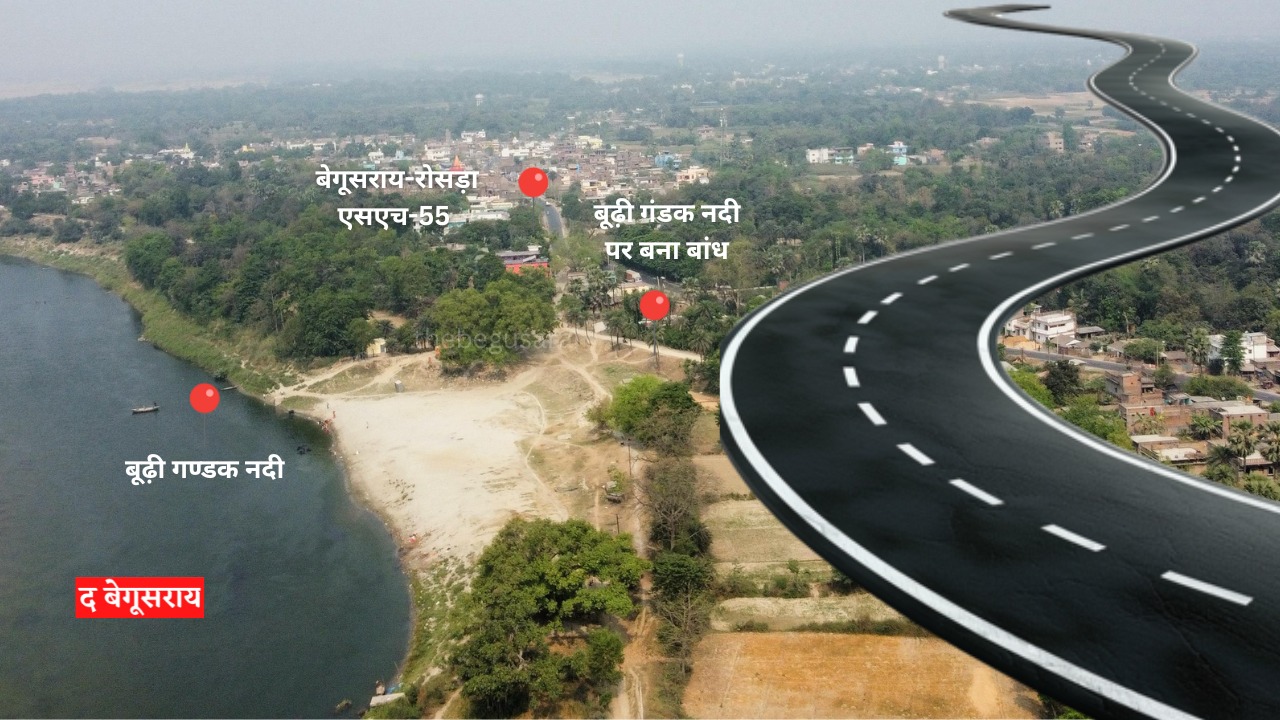 Budhi Gandak Dam from Phapaut to Siuri