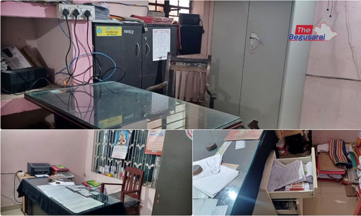 Thieves stole computer systems from Begusarai Municipal Corporation office
