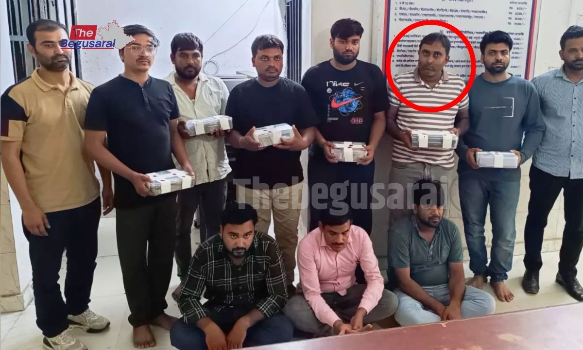 Desmantelada una banda de tramposos en los exámenes SSC, Amit Jaiswal de Begusarai arrestado.