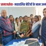 The couple donated sewing machines to a school to help Mahadalit girls learn employment.
