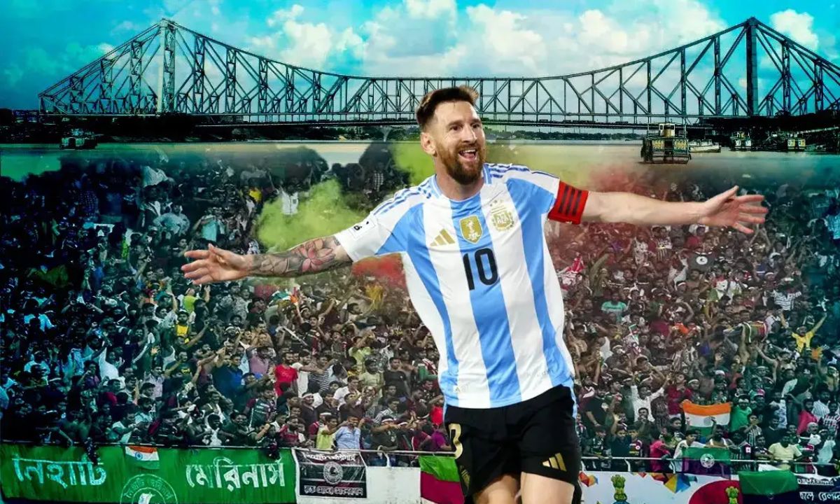 Footballer Messi Kolkata Visit