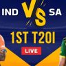 IND vs SA T20 Live Score