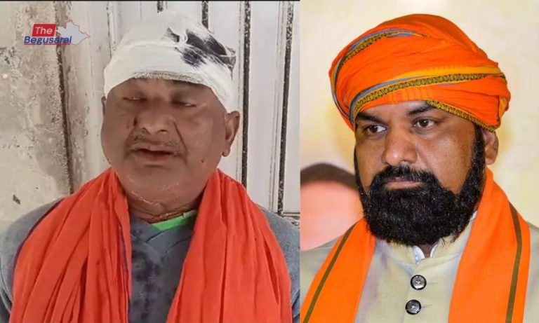 BJP leader attacked in Begusarai.