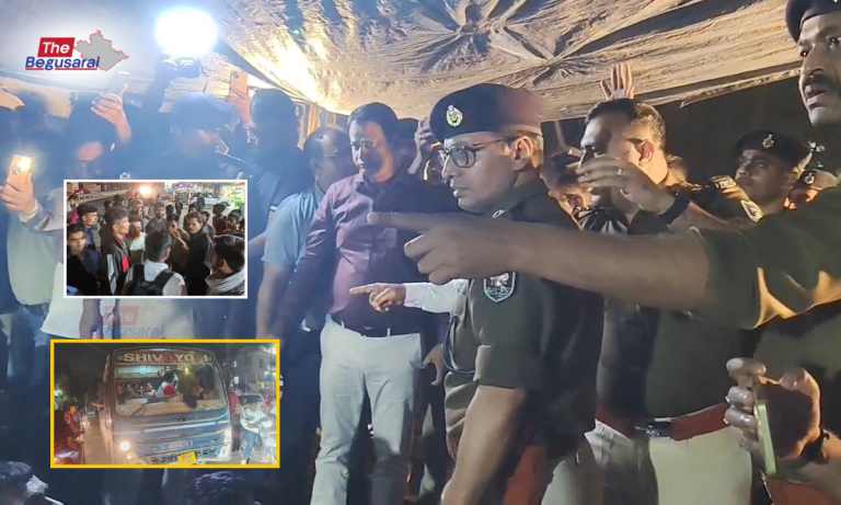 Begusarai Home Guard candidate lathicharge