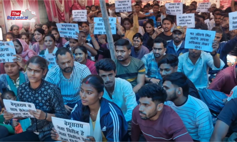 Home Guard candidates go on indefinite hunger strike in Begusarai