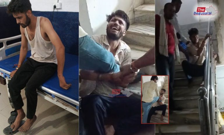 बेगूसराय में बजरंग दल नेता पर जानलेवा हमला, अगवा कर रॉड-पाइप से पीटा; 5 पर FIR.. Life-threatening attack on Bajrang Dal leader Sajan in Begusarai.