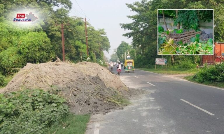 बीहट नगर परिषद में मनमानी का आरोप, सर्विस रोड की प्रस्तावित जमीन पर पार्क और फेबर ब्लॉक लगाने का विरोध Bihat Municipal Council